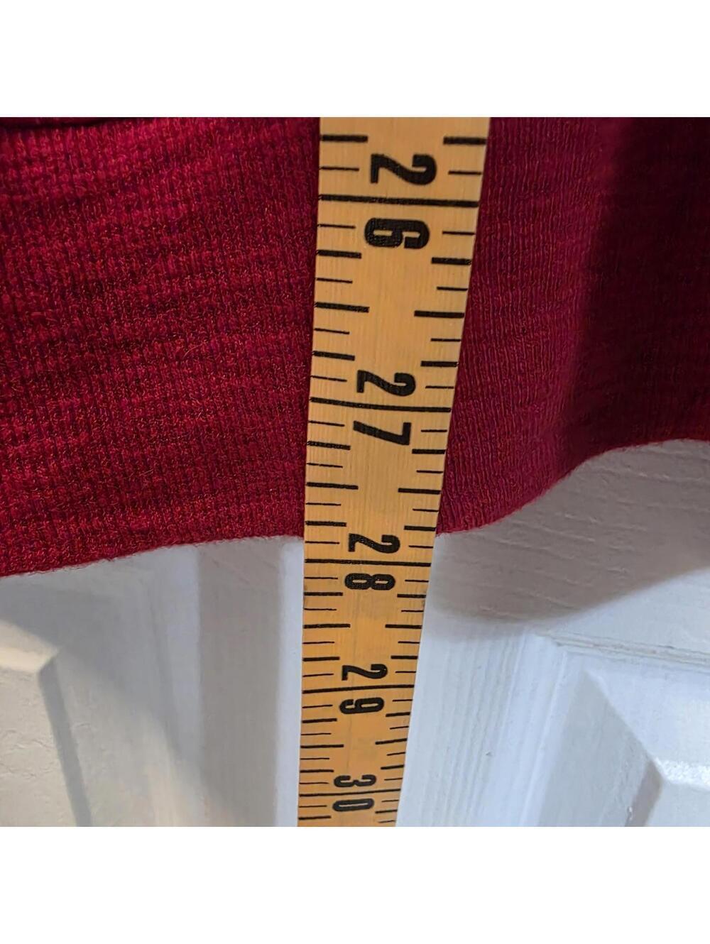 J.Jill Women's Red V-Neck Long Sleeve Sweater- XL Petite - Picture 9 of 9